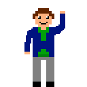 Matt waving